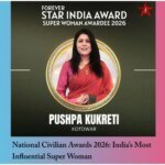 उत्तराखंड की पुष्पा कुकरेती को ‘नेशनल सिविलियन अवॉर्ड 2026’, माइक्रोफाइनेंस के जरिए छोटे कारोबारियों को दे रहीं सहारा
